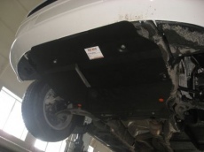 Защита Alfeco для картера и КПП (на пыльник) Volkswagen Multivan T5 рестайлинг 2009-2015